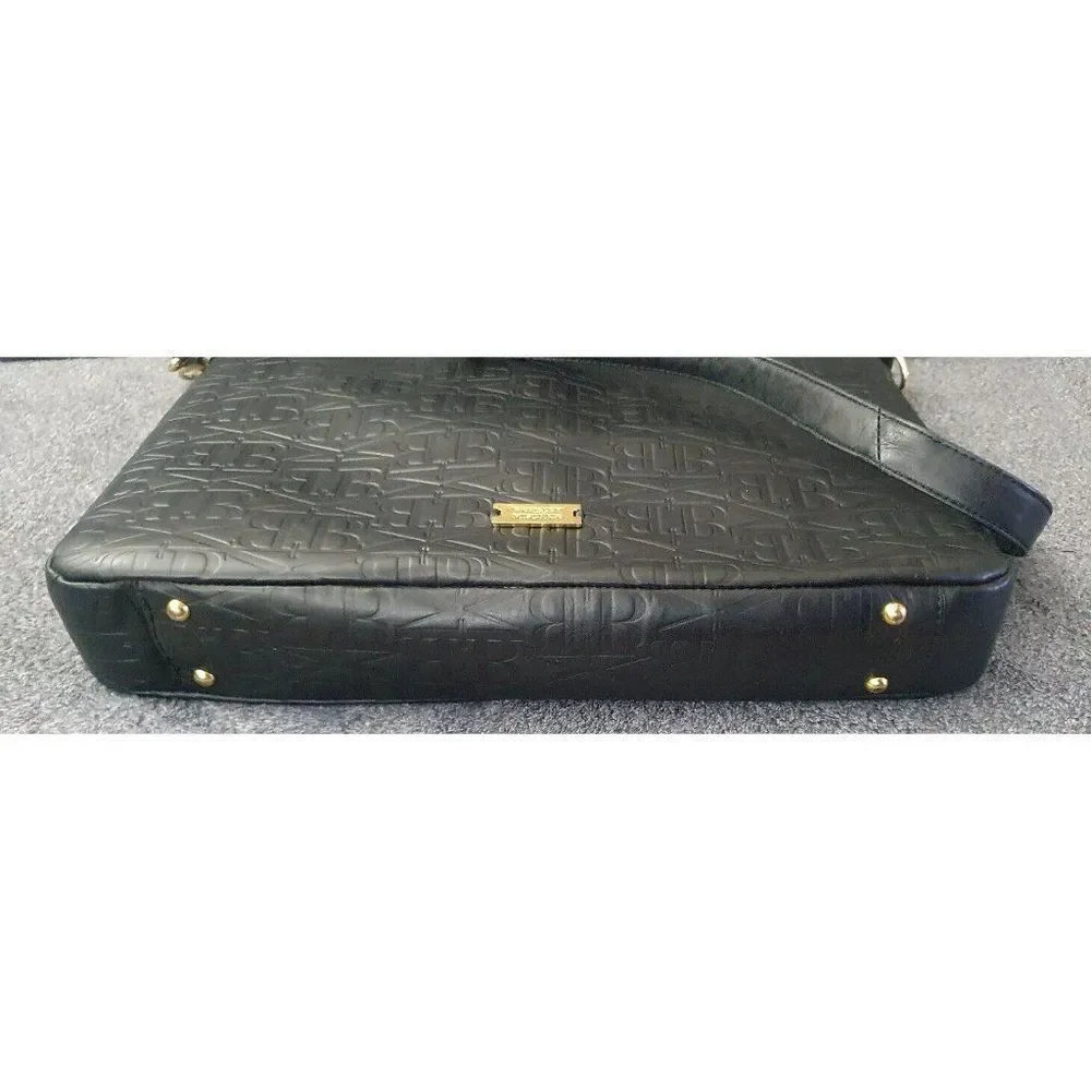 Badgley Mischka Debossed Handle Bag